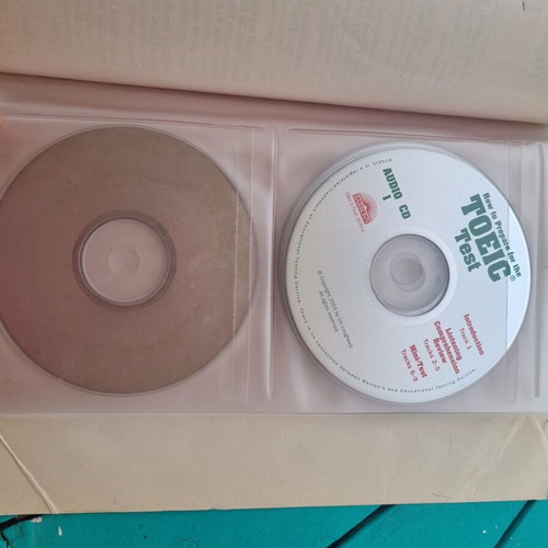 Barron's How to Prepare for the TOEIC Test 3rd Edition book with 4 audio CDs used