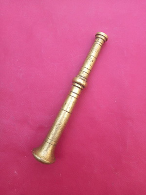 Brass pestle used, 300 grams