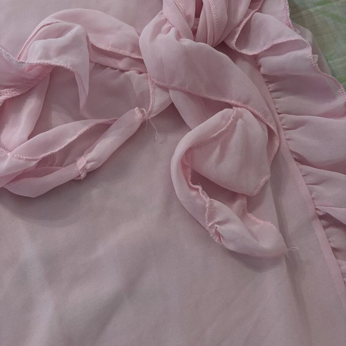 Pink pareo long, new