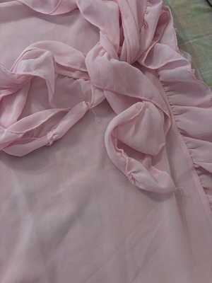 Pink pareo long, new