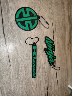 Kawasaki Ninja keychain set of 3 pieces new