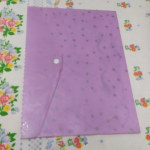 Nylon button folders, pack of 6, like new