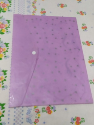 Nylon button folders, pack of 6, like new