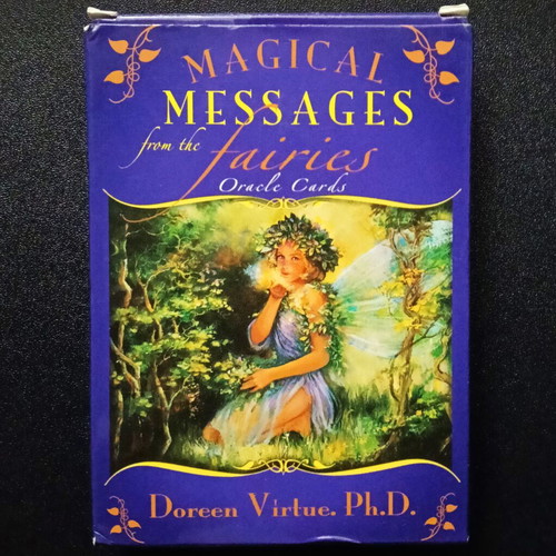 Magical Messages from the Fairies Oracle Cards deck like new, 40 cards