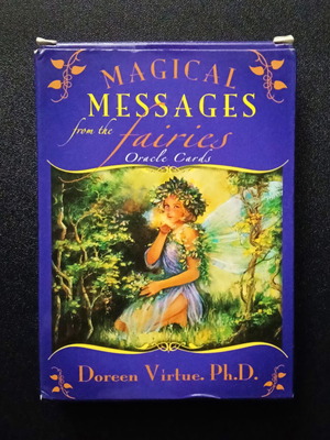 Magical Messages from the Fairies Oracle Cards deck like new, 40 cards