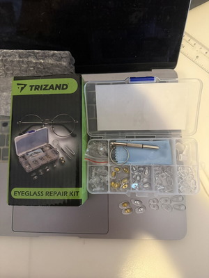 Eyeglass repair set 126 pieces silicon new