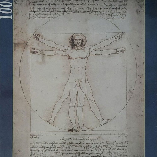 Puzzle The Vitruvian Man new with 1000 pieces