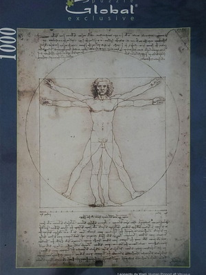 Puzzle The Vitruvian Man new with 1000 pieces