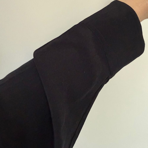 Silk oversize blouse Kokoon used, black, size XS–S