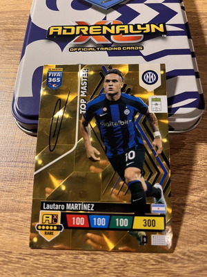Panini Adrenalyn XL FIFA 365 Lautaro Martínez Top Master #9 κάρτα Rare
