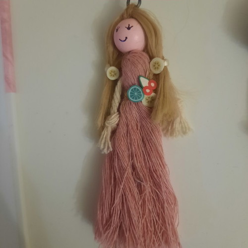 Handmade Girl Keychain Small