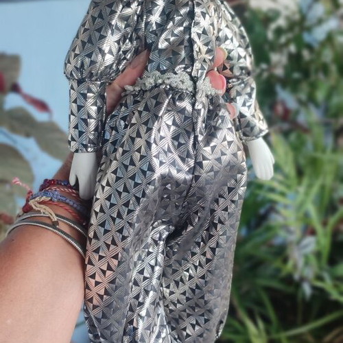 Porcelain Harlequin doll