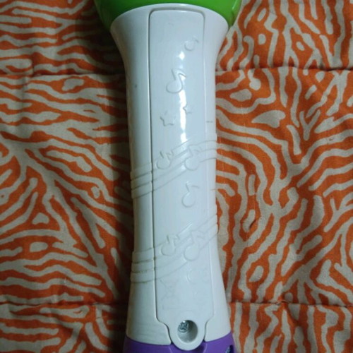 Fisher Price microphone used with music