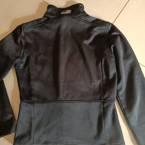 Softshell used for sports activities, size Small, black