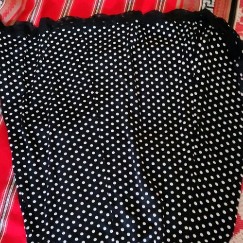 Skirts new, blue and black polka dot, set of 2 pieces