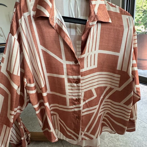 Set of pants with shirt new, pink and gold