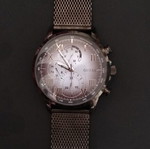 Guess Multifunction Black Stainless Steel Men's Watch Like New