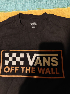 Vans black men's blouse new, size Small