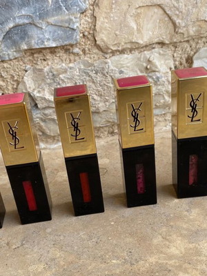Yves Saint Laurent lip gloss used, pack of 7 pieces