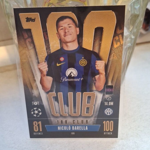 Nicolo Barella Topps 100 Club card