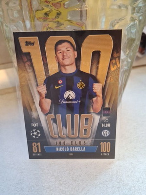 Nicolo Barella Topps 100 Club card