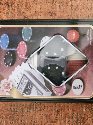 Poker set unused