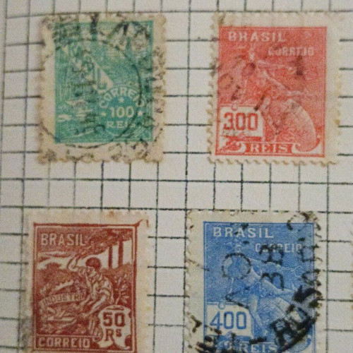 Brazilian stamps like new with unsealed items
