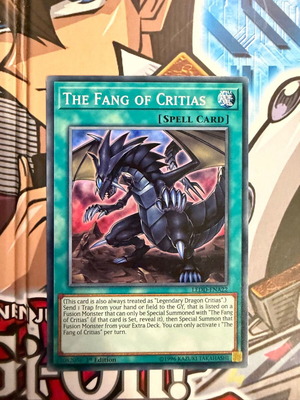 The Fang of Critias κάρτα μαγείας Yu-Gi-Oh!