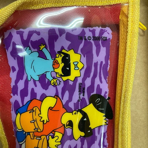 The Simpsons 2000 Fox Matt Groening pencil case new