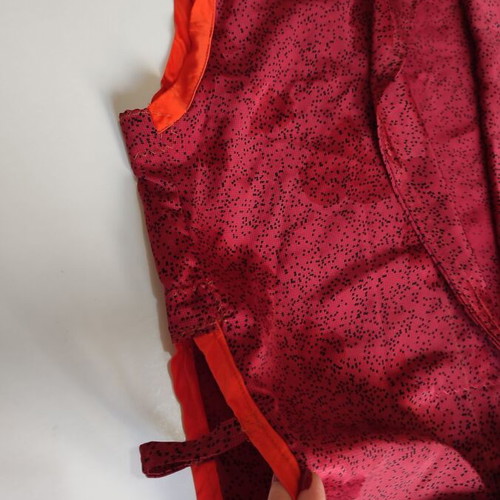 Kimono Remember Athens Mykonos unisex new, burgundy with orange trim