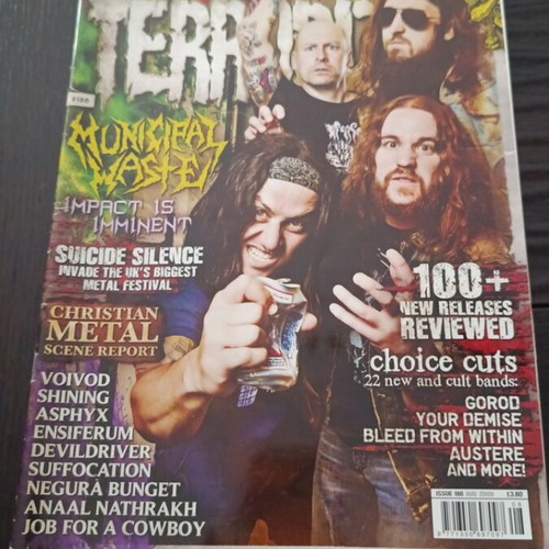 Terrorizer Metal magazine like new, 2 issues in English