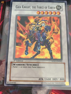 Gaia Knight The Force of Earth Yu-Gi-Oh card new