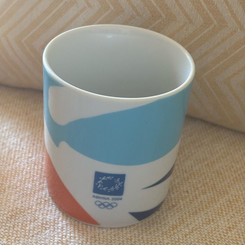 Ionia porcelain mug like new, Athens 2004 Olympic Games collectible