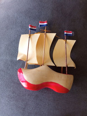Decorative Dutch Souvenir Ship new in box