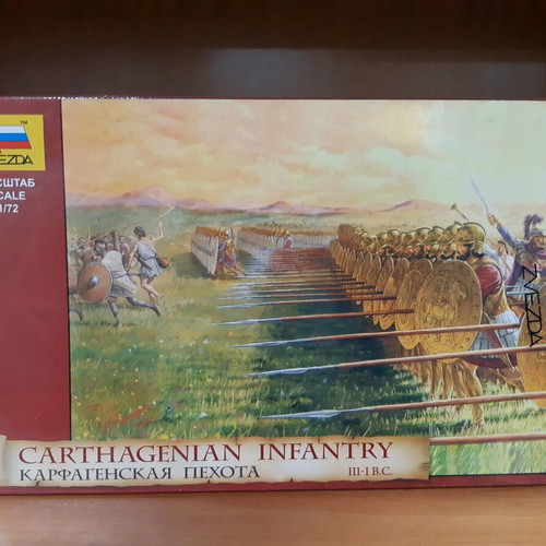 Carthaginian Infantry Figures new, collectible 1/72 scale Zvezda