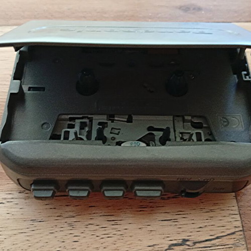 Panasonic portable cassette player used, radio works only