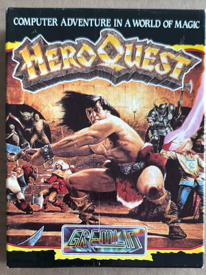 Hero Quest (Gremlin) (Amstrad Disk) like new, complete in box