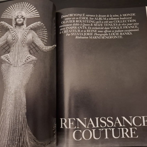 Vogue France April 2023 magazine featuring Beyonce, new