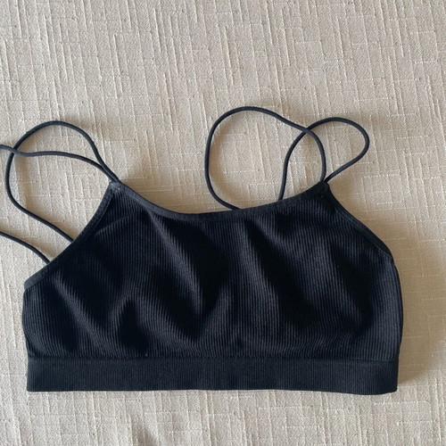 Girls' bustier Zara 11-12 like new, black