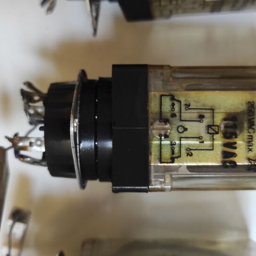 Electrical parts used from elevator control panel