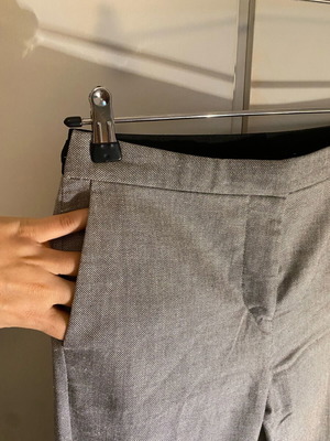 ZARA straight-leg pants new, gray, size M