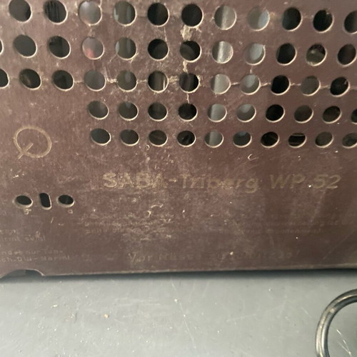 SABA WP 52 radio from 1958 used, working