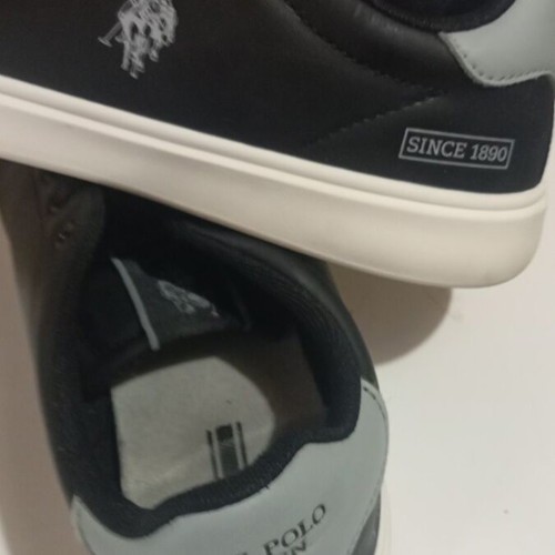 U.S. Polo Assn. sneakers No 44 leather like new, black