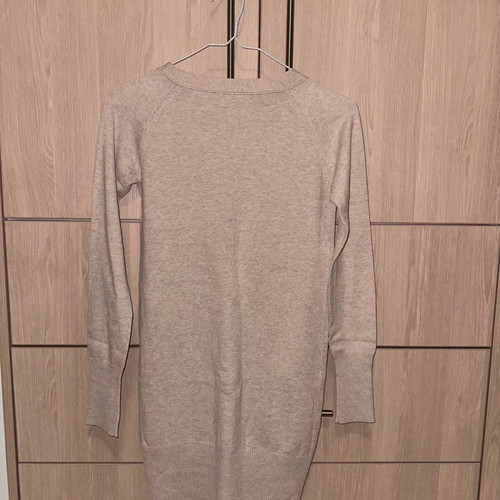 Zara spring cardigan medium used, beige long