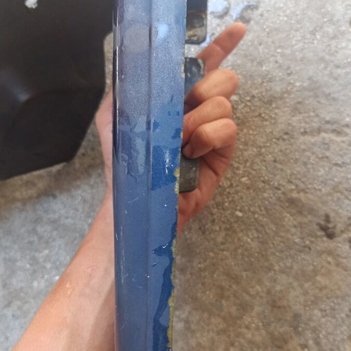 Honda Astrea Grand left side cover used, blue