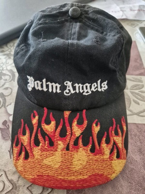 Palm Angels hat used, black, size S
