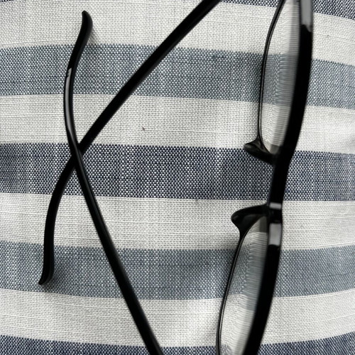 Black glasses +3 new, unisex