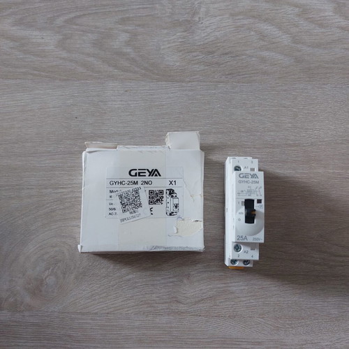 Modular Contactor GEYA GYHC-25M 2NO 25A new for DIN rail