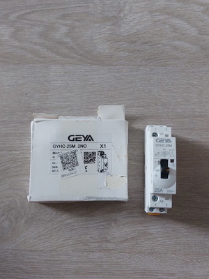Modular Contactor GEYA GYHC-25M 2NO 25A new for DIN rail