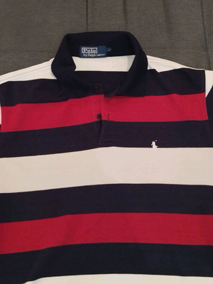 Polo Ralph Lauren striped shirt like new, short sleeve, size L